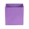 Household Essentials 11" Purple Storage Cubes with Diagonal Lip Handles, 6ct.